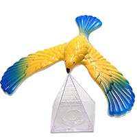 LiboboAmazing Balancing Eagle with Pyramid Stand Magic Bird Desk Kids Toy Fun Learn