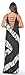 Riviera Sun 21614-BW-1X Summer Dresses/Maxi Dress/Sundresses for Women Black/White