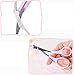 Women Eyebrow blade Trimmer Comb Eyelash Hair Scissors Cutter Remover blade Makeup Tool