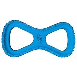 Nerf Dog Rubber Tug Dog Toy with Interactive Tire