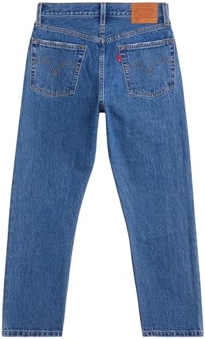 Damen Jeanshose 501 Crop High Rise, Straight Fit, Blau (Jazz Pop), W27/L26
