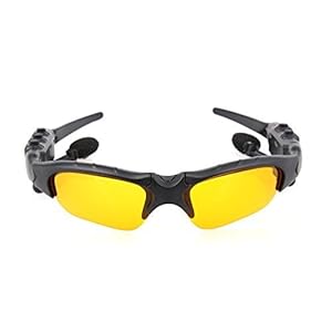 RioRand サングラス ステレオ ワイヤレス ブルートゥース Bluetooth ヘッドホン イヤホン for iPhone Samsung HTC Nokia