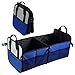 Gigatent Collapsible Trunk Organizer and Storage Bin for Traveling Trucks Vans and all Vehicles - 2 Compartments with Mesh Pockets Heavy Duty Non-Slip Waterproof