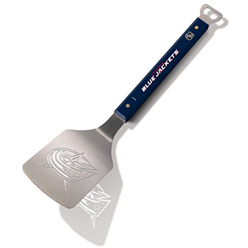 NHL Columbus Blue Jackets Spirit Series Sportula Stainless Steel Grilling Spatu…