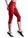 Neleus Women's Tummy Control High Waist Capri Leggings Yoga Pants with Pockets