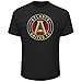 Atlanta United FC MLS Men's Team Logo T-Shirt (Large) Black