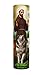 THE SAINTS COLLECTION Saint Francis, LED Flameless Devotion Prayer Candle, Religious Gift, 6 Hour Timer for More Hours of Enjoyment and Devotion! Dimensions 8.1875