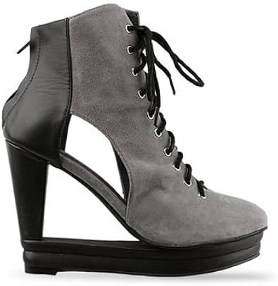 jeffrey campbell grey suede booties