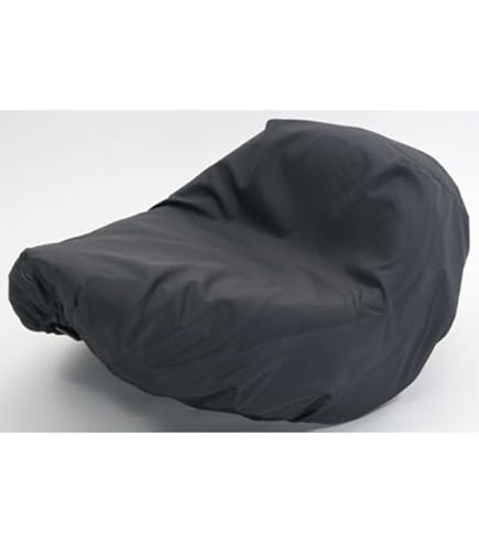 SHMTOOL Motorcycle Waterproof Rain Seat Cover with Driver Backrests for Harley Street Electra Glide Road King FLHX FLHXS, Black : Automotive