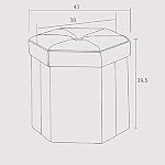 Environmentally-Friendly-and-Tasteless-Pu-Leather-Folding-Storage-Footstool-Easy-to-Clean-Portable-Folding-Simple-Modern-Decoration-Home-Storage-Living-Room-Bedroom-Entrance-Slip-WaterproofRugged