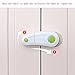 Premium Child Safety Cabinet Locks Baby Proof Safety Lock for Cupboard Drawer Fridge with 3M Adhesive Sticker (green)-Set of 6