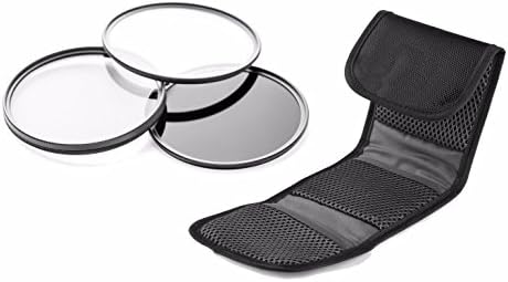 Pentax SMCP-DA 35mm f/2.8 Macro High Grade Multi-Coated, Multi-Threaded, 3 Piece Lens Filter Kit (49mm) + Nwv Direct Microfiber Cleaning Cloth.