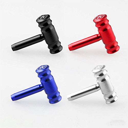 WYYINLI Automatic Part T-Handle Aluminum Hammer Model Manual Transmission Gear Shift Knob for Jeep Commander Wrangler Patriot Compass (Black)