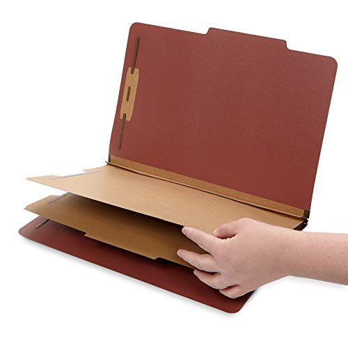 10 Legal Size Classification Folders 2 Divider 2 Inch Tyvek