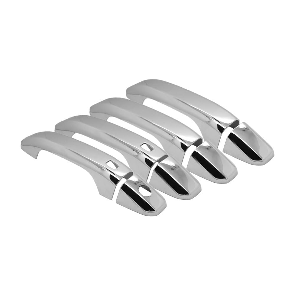 Photo 1 of SEGADEN Chrome Plated Door Handle Cover Compatible with 2019-2025 CHEVY CHEVROLET Silverado GMC Sierra 1500 2500 3500 HD (4 Doors No Passenger Keyhole With 2 Smart Key Holes) XG7659