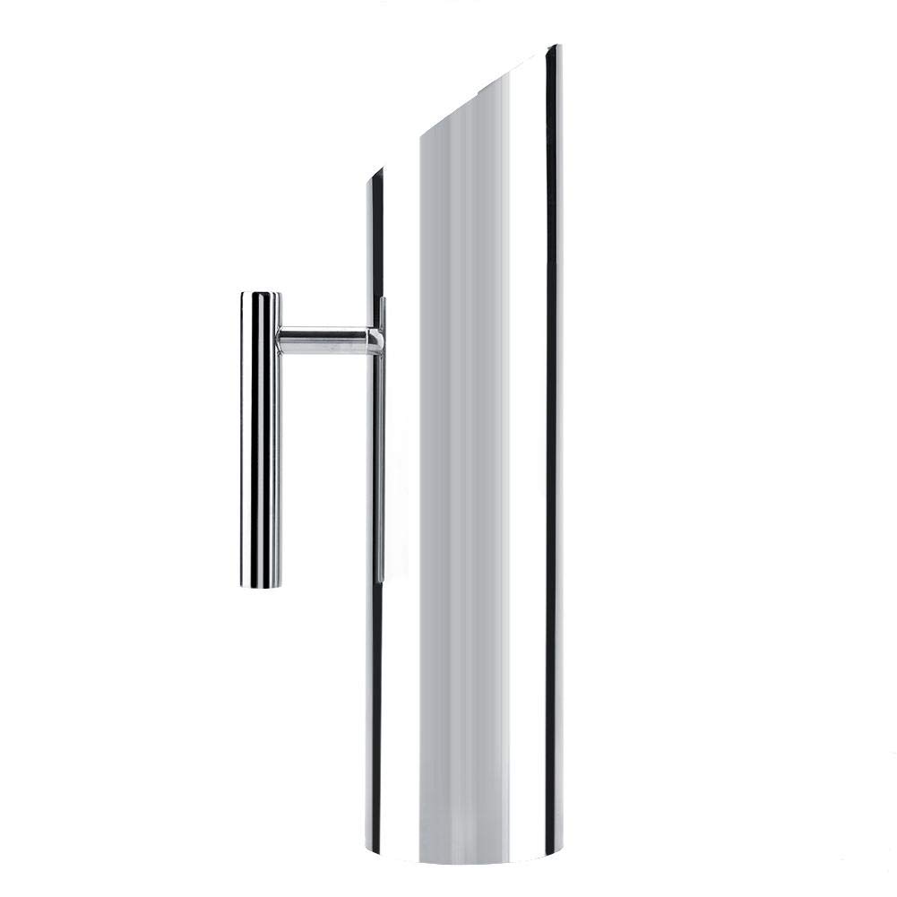 Fdit Stainless Steel Water Jug with Ice Guard Cold Drinking Pitcher Home Hotel Serving Tool (2L)