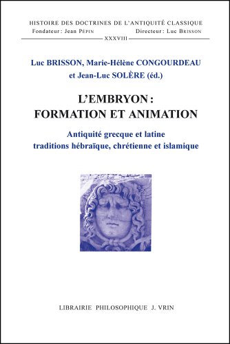 L' embryon, formation et animation
