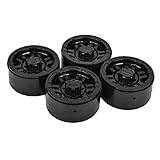 RcAidong 4PCS Plastic 1.9 Inch Bead lock Wheel Rim for 1:10 RC Crawler Axial SCX10 TAMIYA CC01 RC4WD D90 D110 TF2 Wheel Hub