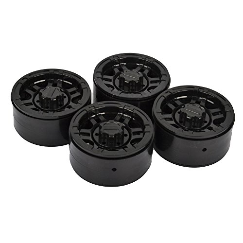 4PCS Plastic 1.9 Inch Bead lock Wheel Rim for 1:10 RC Crawler Axial SCX10 TAMIYA CC01 RC4WD D90 D110 TF2 Wheel Hub