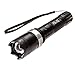 Police T11 - Aluminum Series Max Voltage Heavy Duty Metal Stun Gun - Rechargeable with LED Zoom Tactical Flashlight