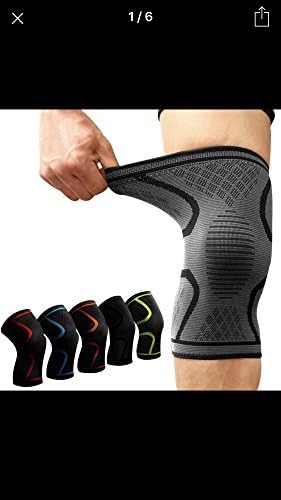 Compression Knee Sleeve,Best Knee Brace Support for Sports,Running,Jogging,Basketball,Joint Pain Relief,Arthritis and Injury Recovery&More Fits Men and Women (1 Piece)