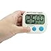 Digital Kitchen Countdown Timer, Silent Flashing/Beeping Mini Portable Button Lcd Timer with Stand and Magnetic Back for Kids, Teachers, Classroom, Cooking, Chef, Homework, Spa, Learning, Office.