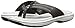 Skechers Women's Bayshore Newport Flip Flop,Black/White,8 M US