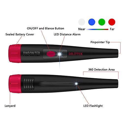 1 DR+%25C3%2596TEK+Waterproof+Pinpointer+Detector+Accessories