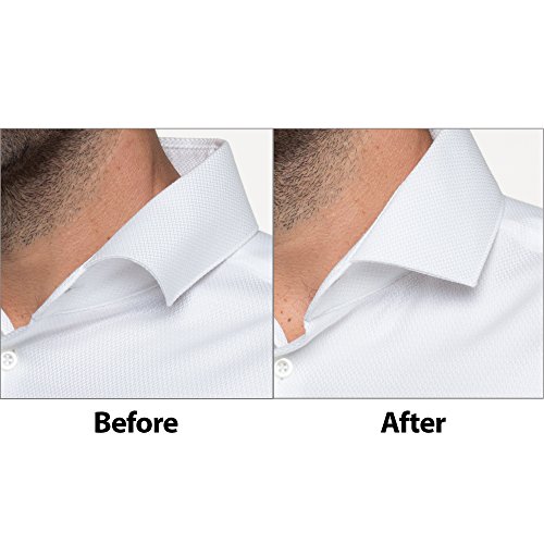 Johnson & Smith Premium Stainless Steel Metal Collar Stays for Men, Rust-Free Dress Shirt Collar Stiffeners, Includes 2.25”, 2.5”, 2.75” & 3” Tabs (20 Pack)