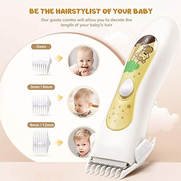 Yqz Tondeuse A Cheveux A Lame En Ceramique Pour Bebe Tondeuse A Cheveux Pour Bebe Etanche