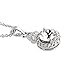 Amazon Black Friday Deals Pop Fashion 18k White Gold Round Halo Swarovski Crystal Silver Pendant Necklace (Pop Fashion 18k White Gold Round Halo Swarovski Crystal Silver Pendant Necklace)