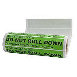 FOSHIO 100pcs/roll "DO NOT ROLL Down " Automotive