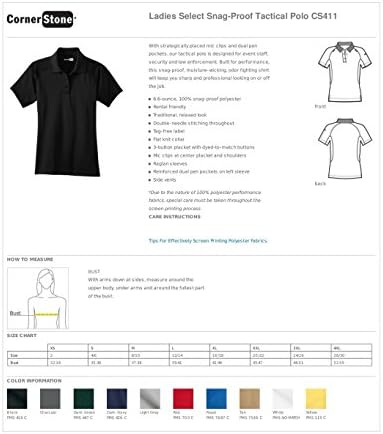 Cornerstone Women's Snap Collar Fitted Polo Shirt