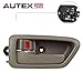 AUTEX Door Handle 91004/91008 Beige Interior Inner Front Left Driver Side Replacement Handle 6927833020E0