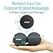 Vive Double Lacrosse Ball and Peanut Massage Set - Deep Tissue Ball for Muscle Recovery, Myofascial Trigger Point Release Therapy - Roller for Feet, Back and Yoga - Plantar Fasciitis Ball and Acupoint