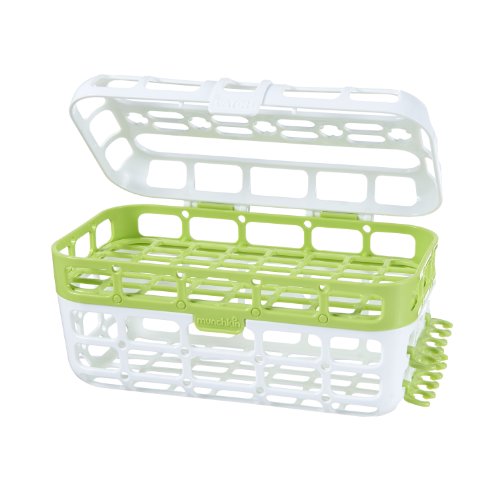 Munchkin High Capacity Dishwasher Basket, Colors May Vary