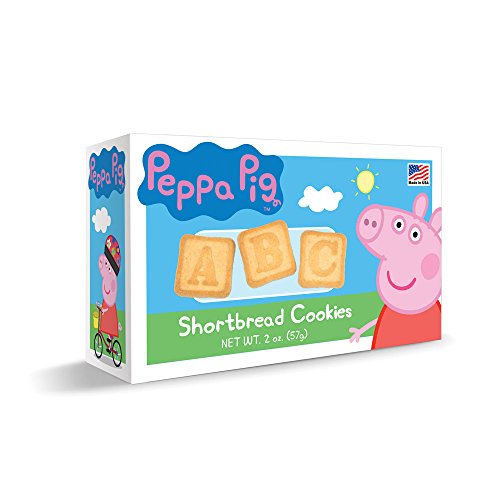 Peppa Pig ABC Cookie Box, 2 Ounce (Pack of 12)