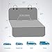 Petsure 100% Waterproof Dog Car Seat Covers and Protectors - Washable Non-Slip Pet Cars Seat Covers - Universal Leather Bench Seat Covers for Trucks and SUVs (Black, 55x47 inches)