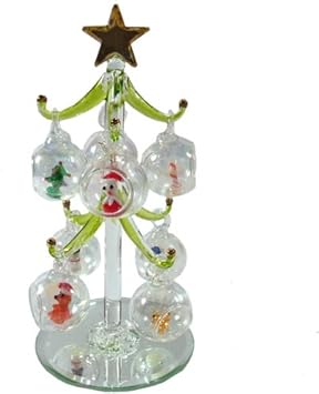 Amazon ガラス製ミニクリスマスツリー クリスマスオーナメント おもちゃ おもちゃ