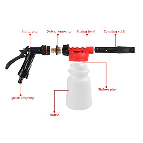 Car Wash Foam Gun Sprayer to be used with water hose Buy Online in