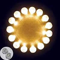 Neo LOONS 100pcs/lot 100 X Warm White Round Led Flash Ball Lamp Balloon Light Long Standby Time for Paper Lantern Balloon Light Party Wedding Decoration