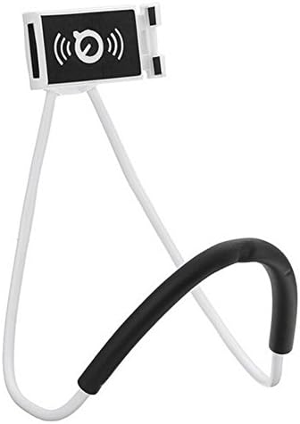 Lazy Cell Phone Holder - Cell Phone Holder Tablet PC Holder DIY Free Rotating Mounts with Multiple Function (White)