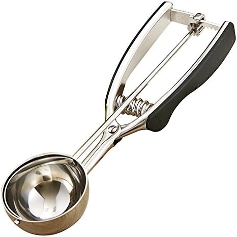 Ice Cream Cookie Scoop by 3000best, Stainless Steel with Trigger, 44mm 1-3/5" Diameter