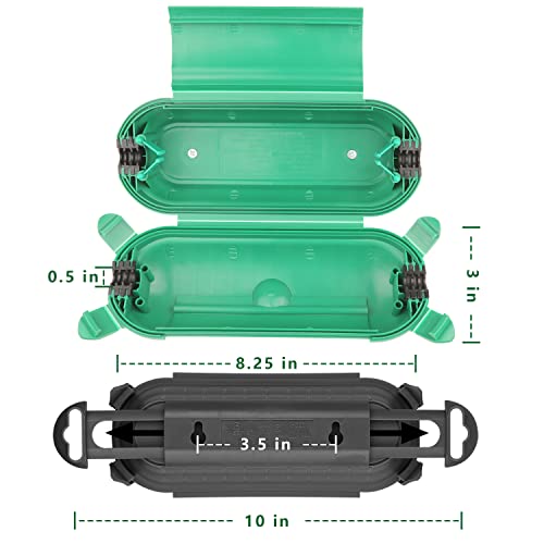 KASONIC Large Outdoor Electrical Box(12.5 x 8.5 x 5 inch) + 2 Small