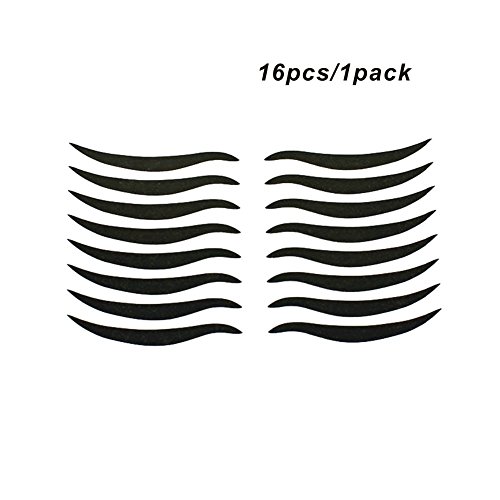 Lautechco 160Pcs/10Packs Eyelid Tools Sexy Cat Style Eyes Sticker Black Eyeliner Tape Beauty Eyeliner Sticker Makeup Tool for Cosmetics - Thumbnail 2