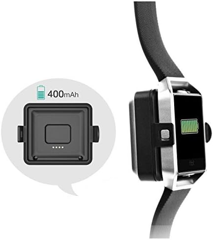 Portable Power Bank for Fitbit Blaze Wireless Charging with Buckle Design and Built in 400MAH Polymer Battery