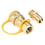 1/2" Gas Quick Connect Kit, Disconnect Connector