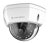 Amcrest UltraHD Outdoor 4-Megapixel Vandal Dome IP Security PoE Camera - MicroSD Storage, IP67 Weatherproof, IK10 Vandal-Proof, 4MP (2688 TVL), IP4M-1028E (White)