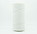 White 1mm Waxed Polyester Twisted Cord Macrame Bracelet Thread Artisan String (180yards Spool)