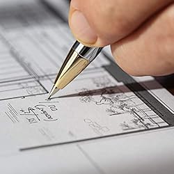 Scriveiner Silver Chrome Mechanical Graphite Pencil